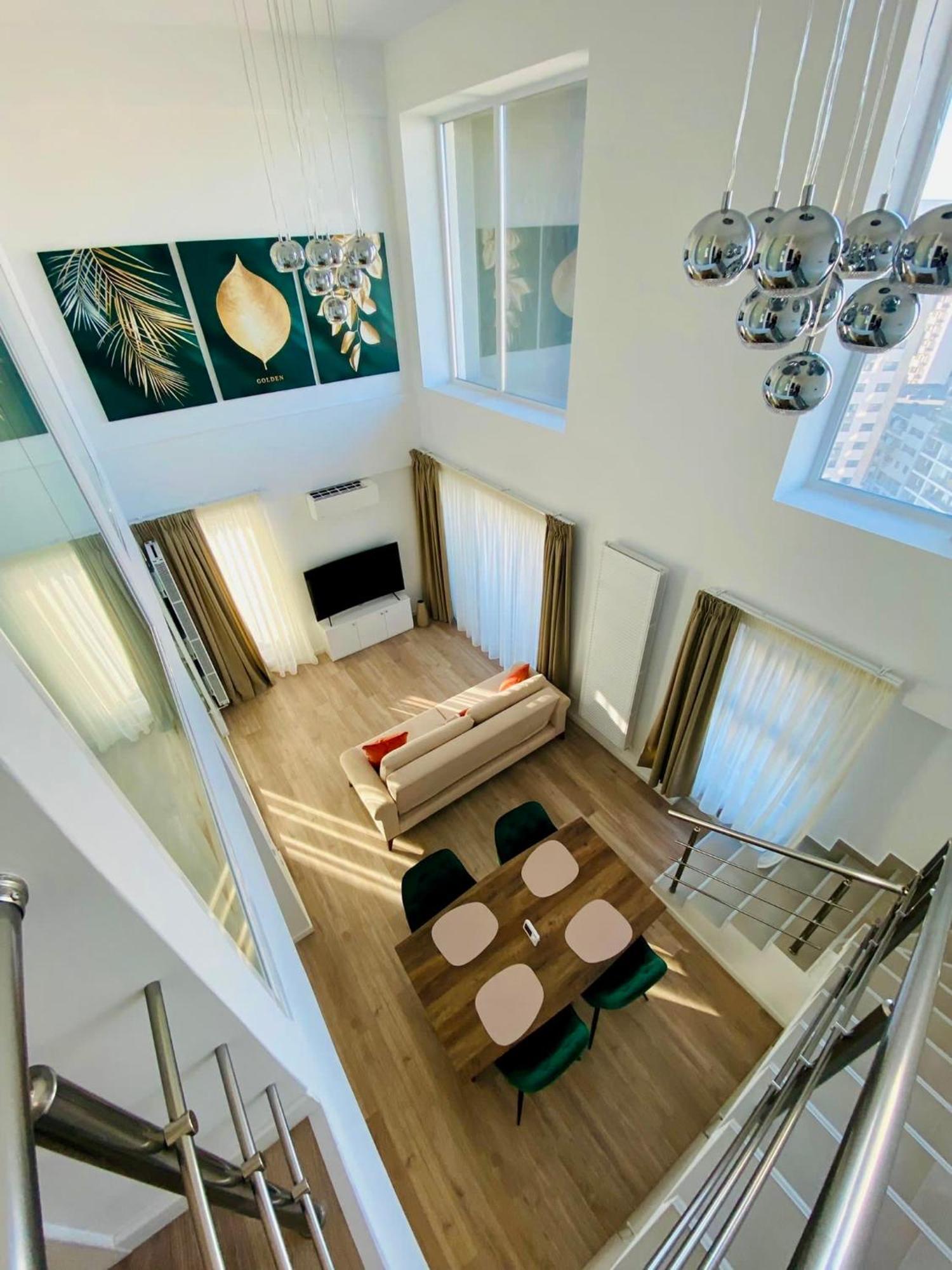 Penthouse View - Granvia Park Apartment Bucharest Exterior photo